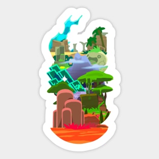 slime rancher areas Sticker